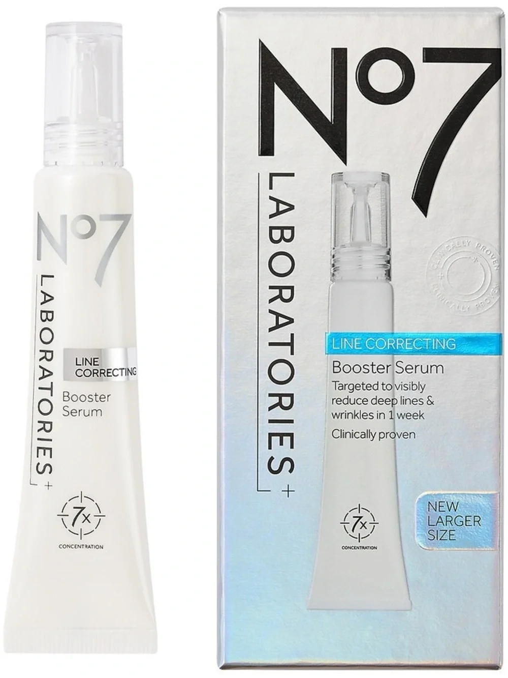 No7 Laboratories Line Correcting Booster Serum - White